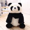 Women Animal Teddy Bear Plush Backpack with Adjustable Straps (Panda)