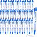 Aodaer 48 Pieces It's a Boy Baby Shower Ballpoint Pens - Blue Retractable Gel Pen With Soft Grip, Comfortable Black Ink for Party Guests Favors and Gifts