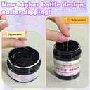 FUNSHOWCASE UV Dip Resin for Wire Flower, DIY Wire Art Low Odor Handmade Set, Transparent UV Dip Resin-100ml, 4mm(0.15inches) Copper Wire roll 7m(22.9fts), Winding Rod Size 5mm-9mm(0.19-0.35inches)