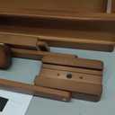 DJAR Large Studio Art Easel for Painting, Adjustable Solid Beech Wood Artist Easel with Storage Tray, Adults, Beginners, Hold Canvas up to 49", Walnut