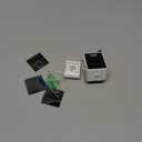 Window Camera 5MP 2K,2.4GHz & WiFi Indoor Cameras for Home Security,Window Security Camera with Mounting Sticker Al Color Night Vision,Person & Motion Detection (White) (Dark-black)