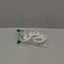 40 OZ Tumbler Flip Straw Lid for Stanley Quencher, Spill Proof Lids Replacemen, Non Spill Straw TOP Cover Replacement Accessories with Brush White