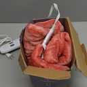 Massaging Weighted Heating Pad for Back Pain Relief,Heating Pads for Neck, Shoulder,Cramp,Portable Heated Pad with 3 Heat Settings & 6 Massage,18 Relaxing Combinations,Auto Off,20"*24",Grapefruit Red