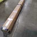 DIYHD 48x80in White Accordion Folding Closet Door, Include Door and Mounting Hardware