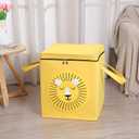Toy Storage Basket and Play Mat-3X Large Organizer Storage Bin for Toys,Foldable Lego Mat Storage Bag- Felt Toy Storage Play Mat for Kids Toy Box for Boys & Girls(15" X 15" X 18")