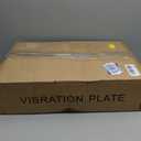 Vibration Plate Exercise Machine, Vibrating Platform for Lymphatic Drainage with 200 Adjustable Speeds, Power Vibration Plate for Weight Loss & Fitness, Supports Max Weight 450 Lbs