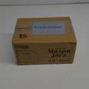 [6 Pack] 16 oz. Regular-Mouth Glass Mason Jars with Metal Airtight Lids and Bands for 1 Pint Canning, Preserving, & Meal Prep