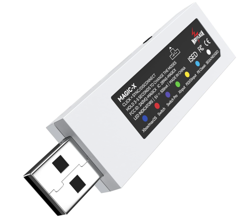 MAYFLASH MagicX Wireless Bluetooth USB Adapter for Xbox Series S/X, Xbox One, Switch, macOS, Windows, Raspberry Pi, Compatible with PS5, PS4, Xbox Bluetooth Controller and More