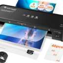 Bonsaii Laminator, 9 Inch 4 in-1 Thermal Laminator Machine Never Jam Technology with 40 Laminating Sheets, Paper Cutter, Corner Rounder for Home Office School Business