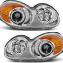 for 2002-2005 Hyundai Sonata Projector Headlights Chrome
OE 921013D050/921023D050, Halogen, W/O bulbs, Waterproof, Plug & Play