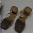 DREAM PAIRS Girls Sandals Open Toe Low Block Chunky Heels Sandals Party Dress Pumps Shoes for Little Big Kid,Size 2 Little Kid,Gold,KKUMHS2504