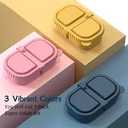 3 Pack Reusable Silicone Snack Containers