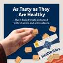 Blue Buffalo Health Bars Crunchy Dog Biscuits, Oven-Baked with Natural Ingredients, Bacon, Egg & Cheese, 3.5-lbs Box (EXP 04/11/26)