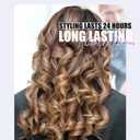 FARERY Long Barrel Curling Iron 1 Inch, Ceramic Curling Iron for Thin Hair, Infused Argan Oil & Keratin, Long Lasting Styling, 11 Adjustable Temp, Include Clips & Silicone Pad