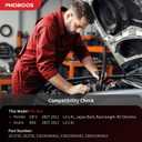 PHOBOOS Hydraulic Power Steering Rack and Pinion Assembly Compatible with Honda CR-V 2007-2011 2.4L, Acura RDX 2007-2012 (ONLY FIT JAPAN BUILT; First letter in VIN J; Length 49.72 in), Ref. 26-2750