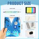 24 Sets/48 Pcs Nurse Appreciation Gift Notebooks Nursing Spiral Notebooks and Ballpoint Pens Bulk Nurse Week Thank You Gifts for RN CNA LPN EMT RG Practitioner Medical Assistant Students Graduation