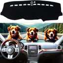 Dashboard Cover Mat for Jeep Grand Cherokee 2011-2021 Accessories Dash Cover Dash Mat Sunshade Glare UV Rays Protector