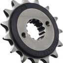 JT Sprockets JTF511.15RB 15 Tooth Rubber Cushioned Front Countershaft Sprocket, Single, black