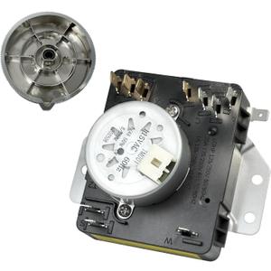W11566736 W11701755 Gas Dryer Timer & Knob Kit for Whirlpool Maytag (115VAC 60Hz), Replace 4982474 AP7225135 OEM28900542 PS17629166 EAP17629166 FIX17629166 162-427-1 23263CD2 T2