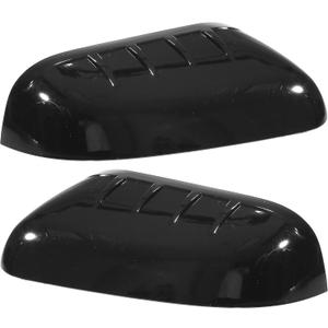 uxcell 1 Pair Left Right Gloss Black Top Half Mirror Cover for Ford Explorer 2011-2015
