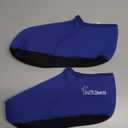 FitsT4 Sports Neoprene Water Socks 3mm Snorkel Fin Anti-Slip Sock Swim Men Women Dive Wetsuit Booties Perfect for Scuba Surfing Kayaking Beach Volleyball Soccer, Xl, Blue