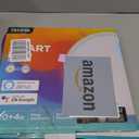 TALOYA Smart Ceiling Light Flush Mount LED WiFi,Compatible with Alexa Google Home,Dimmable Low Profile Ambient Light Fixture for Bedroom Living Room Hallway Kitchen Nursery,12 Inch,RGB (12 Inch-White)