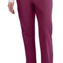Dickies EDS Signature Scrubs for Women, Drawstring Cargo Pants for Women in Soft Brushed Poplin 86206 (Large Tall, Wine)