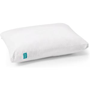 Benjara Swan Standard Pillow, 20x28, Down Alternative, Washable Hypoallergenic, White