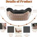 Reading Pillow for Lap, Memory Foam Lap Desk Pillow for Adult Gaming, Reading, Crocheting, Resting or Working, Soft Laptop Pillow for Bed Car Couch Floor(Black)