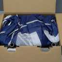 42x42 Inches Puppy Playpen with Dog Pads, Dog Playpen for Puppies or Small Dogs, Pet Playpen for Indoor & Outdoor, Sturdy Safety DogPen with Thickened Fabric, High-Strength Nylon Wire Mesh (Blue)