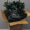 24inch Green Fiber Optic Christmas Tree,Pre-Lit Artificial Mini Christmas Tree, Tabletop Small Xmas Tree with Stars Holiday Home Decorations