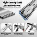 3/4" Thick 300Lbs Soft Close Heavy Duty Drawer Slides 1 Pair 16 18 20 22 30 32 36 40 Inch Full Extension Ball Bearing Self Slow Closing Rails Cabinet Tool Box RV Runners Tracks Glides-36