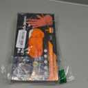 TitanFlex Thor Grip Heavy Duty Industrial Orange Nitrile Gloves with Raised Diamond Texture, 8-mil, Latex Free, Powder Free (Small (Pack of 50))