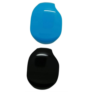 2pcs Automatic Closing Cable Cord Organizer for Headphones USB Charging Lines Red Blue and White Wire Wraps for Home Travel Blue/Black