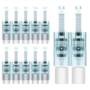 12Pcs Microneedling Pen Cartridges for Dr Pen M8, M7S (4x36Pin, 4x16Pin, 4xRound Nano) with Anti-Backflow Design, Replacement Needle Tips for Home Use 0.25mm
