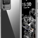 HOOMIL Case for Samsung Galaxy S20 Ultra 6.9-Inch, Non-Yellowing, Drop Protection, Anti-Scratch Transparent Hard Back Phone Cover - Crystal Clear