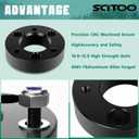 SCITOO 2 inch Front Leveling lift Kit 2005-2023 for Nissan Frontier | Forged Strut Spacer 2005-2012 for Nissan Pathfinder,2005-2015 for Nissan Xterra,2009-2012 for Suzuki Equator