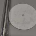 NearMoon Standing Paper Towel Holder, Kitchen Paper Towel Tissue Holder- for Bathroom Kitchen Countertop, Standard or Jumbo-Sized Roll Paper (with Marble Base, Brushed Nickel)