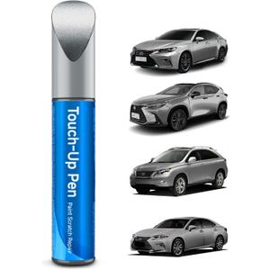 1J7 Atomic Silver Metallic Touch Up Paint Compatible with Lexus Exact Match Touch Up Paint Car Scratch Repair (Atomic Silver Metallic(1J7) for CT200h/ES200/250/300h/NX200/300/300h)