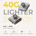 Flow Lite 100 Keys Low Profile Mechanical Keyboard, Swappable Rechargeable Wireless Keyboard with 2.4G Receiver, Bluetooth and Wired Connection for Windows, Mac/ Specter Linear Switches (Off-white)