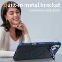 ADDIT Compatible with iPhone 16 Case Magnetic Phone Case Compatible with MagSafe Military-Grade 10FT Drop Resistant Matte Skin Feeling Back Cover Case for iPhone 16 (Blue)