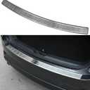 Rear Bumper Guards for 2017-2025 Mazda CX-5, 304 Stainless Steel Material Trunk Door Entry Protector for Mazda CX5 CX 5 (Silver)
