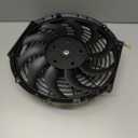 MOSTPLUS Black Universal Electric Radiator Slim Fan Push/Pull 12V + Mounting Kit(7 Inch) Set of 1