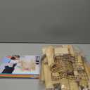 Wooden Marble Run for Kids Ages 4-8, 80 Pieces Wood Building Blocks Toys and Construction Play Set, Marble Track Maze Game STEM Learning Toys Gifts for Boys Girls (80pc Set)