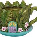 Pacific Giftware PTC Fairy Garden Land Floral Planter