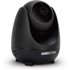 Wireless Security Camera, WiFi Indoor Camera Pan and Tilt Monitoring, HD 1080P Motion Detection, Night Vision, Remote Control, Two-Way Audio, with TF Card Slot and Cloud (Black)
