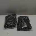 2 Pack Round Fitted Tablecloth 5ft Stretch Spandex Table Cover 60 Inch Black Washable Table Cloth Elastic Table Topper for Indoor and Outdoor