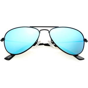 Kursan Kids Polarized Aviator Sunglasses for Litter Girls Boys Metal Frame Mirrored Lens Juniors Sun Glasses Age 3-8