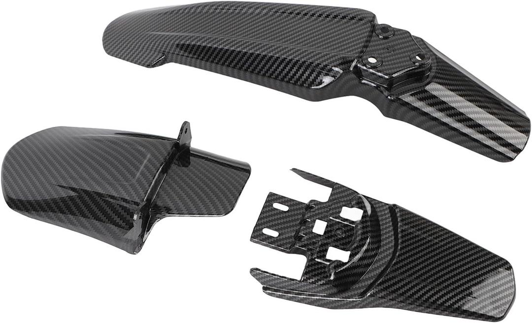 Dirt Protector, Front Rear Mud Guard High Strength ABS for Light Bee X S (Carbon Fiber)