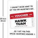 2 x Valentine's day Card for Him, Funny Valentines Day Gifts for Him Husband Boyfriend, Mens Valentines Gifts, Husband Valentines Day Gift (QQ-154)